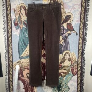 Brown Corduroy Women's Pants